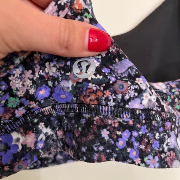 Lululemon Flow Y Nulu Bra *Light Support, A–C Cups Flower Burst Multi 6 - Picture 3 of 8